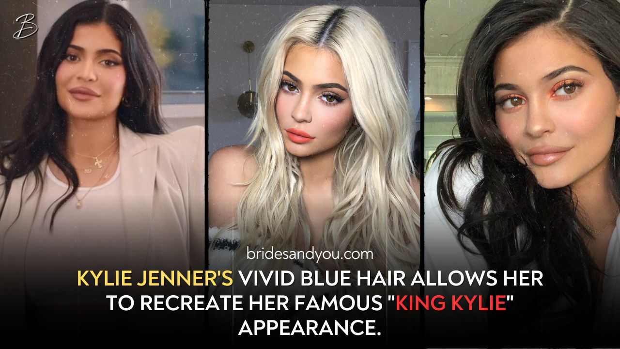 Kylie Jenner brings back her iconic 'King Kylie' look with vibrant blue hair