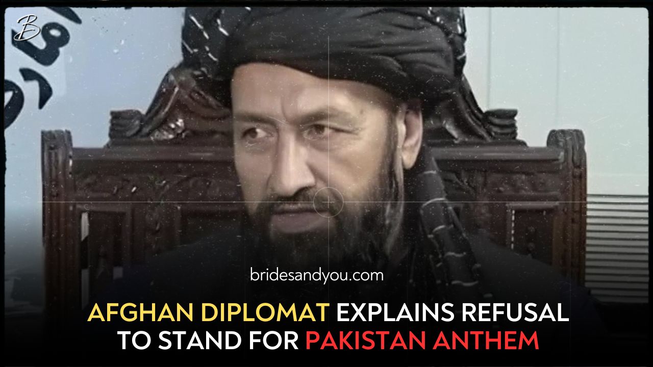 Afghan diplomat defends sitting during Pakistan anthem ‘due to music’