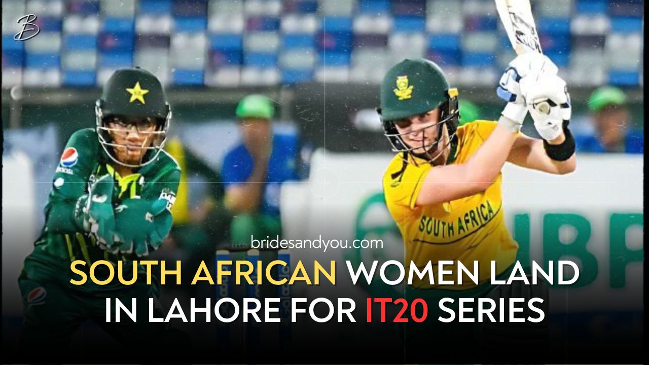 South African women arrived in Lahore for a three-match IT20 series