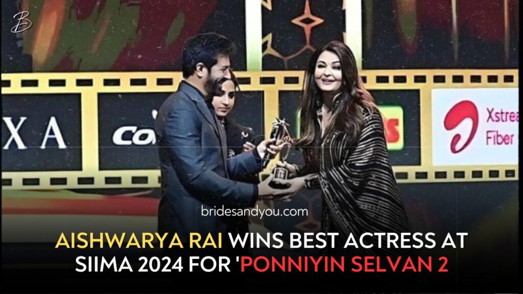 Aishwarya Rai wins Best Actress for 'Ponniyin Selvan 2' at SIIMA 2024