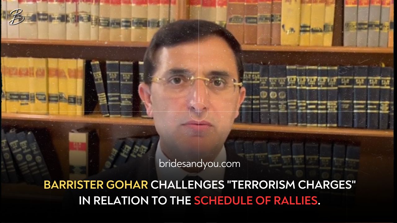 Barrister Gohar questions 'terrorism charges' related to rally timings