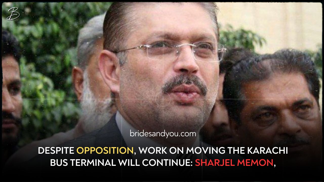 Work on shifting Karachi bus terminal to continue regardless of pressure: Sharjeel Memon