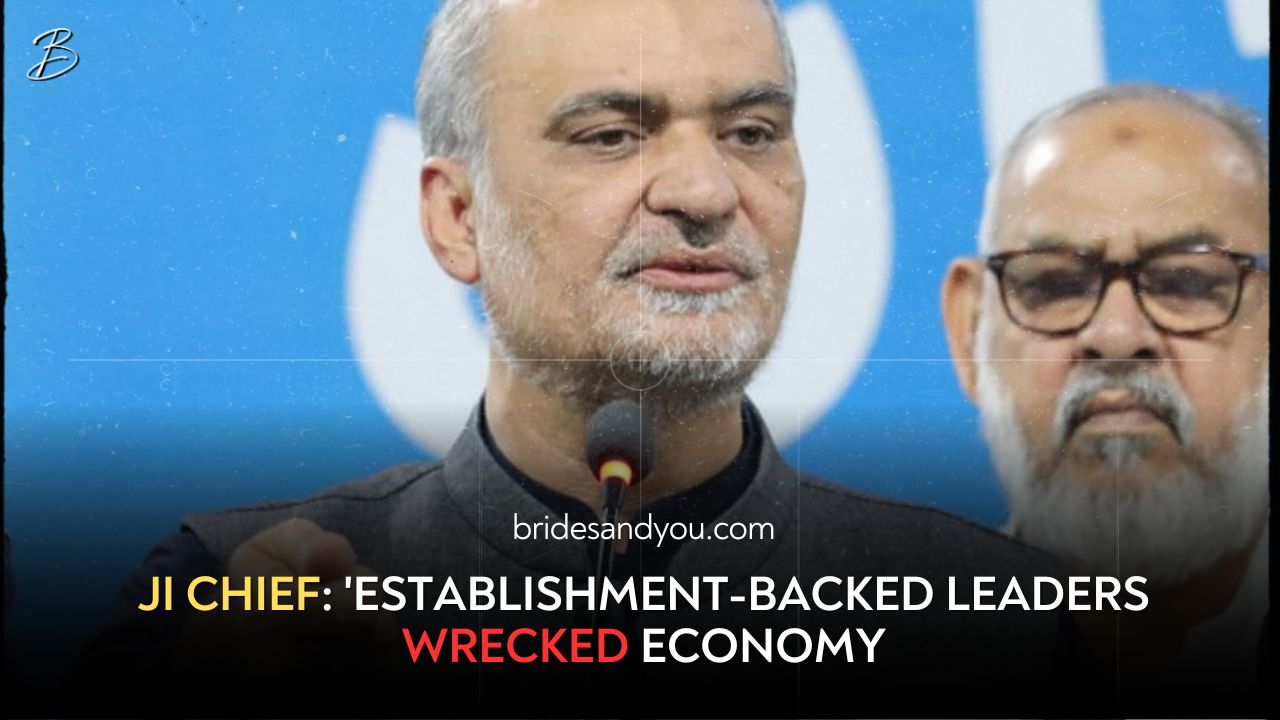 JI chief claims 'establishment-backed leaders' destroyed Pakistan’s economy