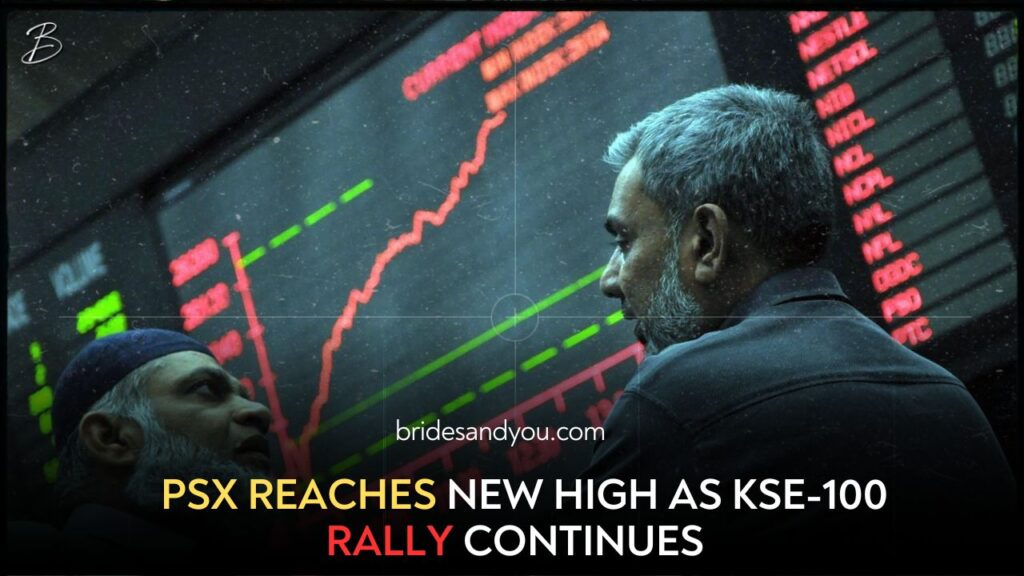 PSX hits another all-time high, as KSE-100 Index continues rally