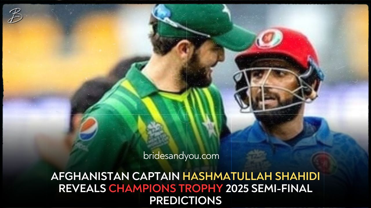 Afghanistan's captain Hashmatullah Shahidi predicts Champions Trophy 2025 semi-finalists