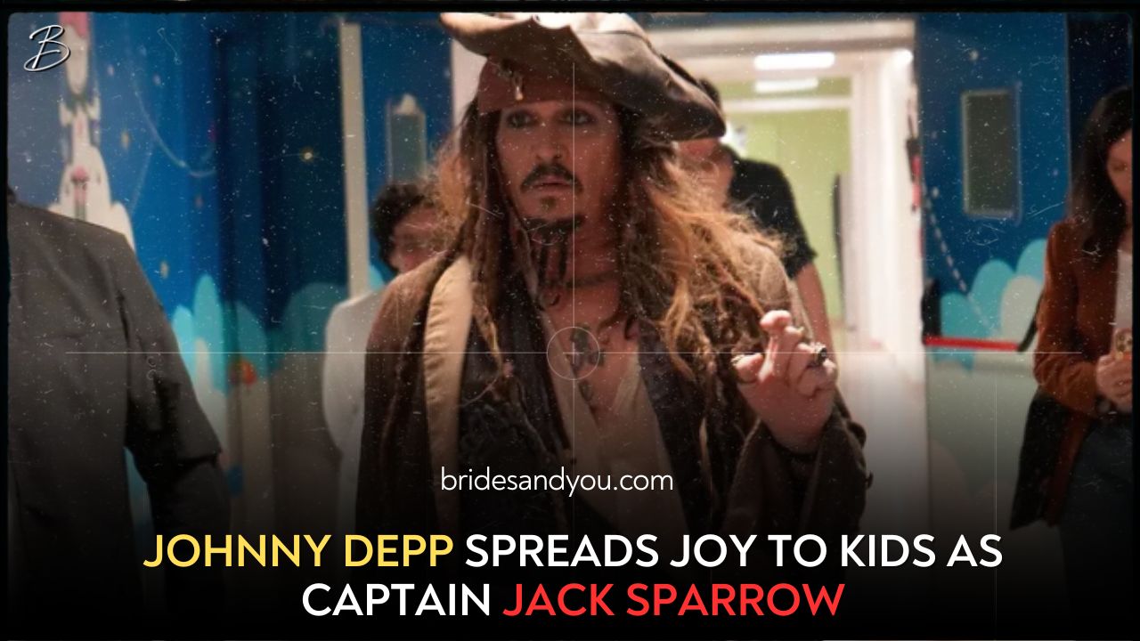 Johnny Depp brings joy to children as Captain Jack Sparrow