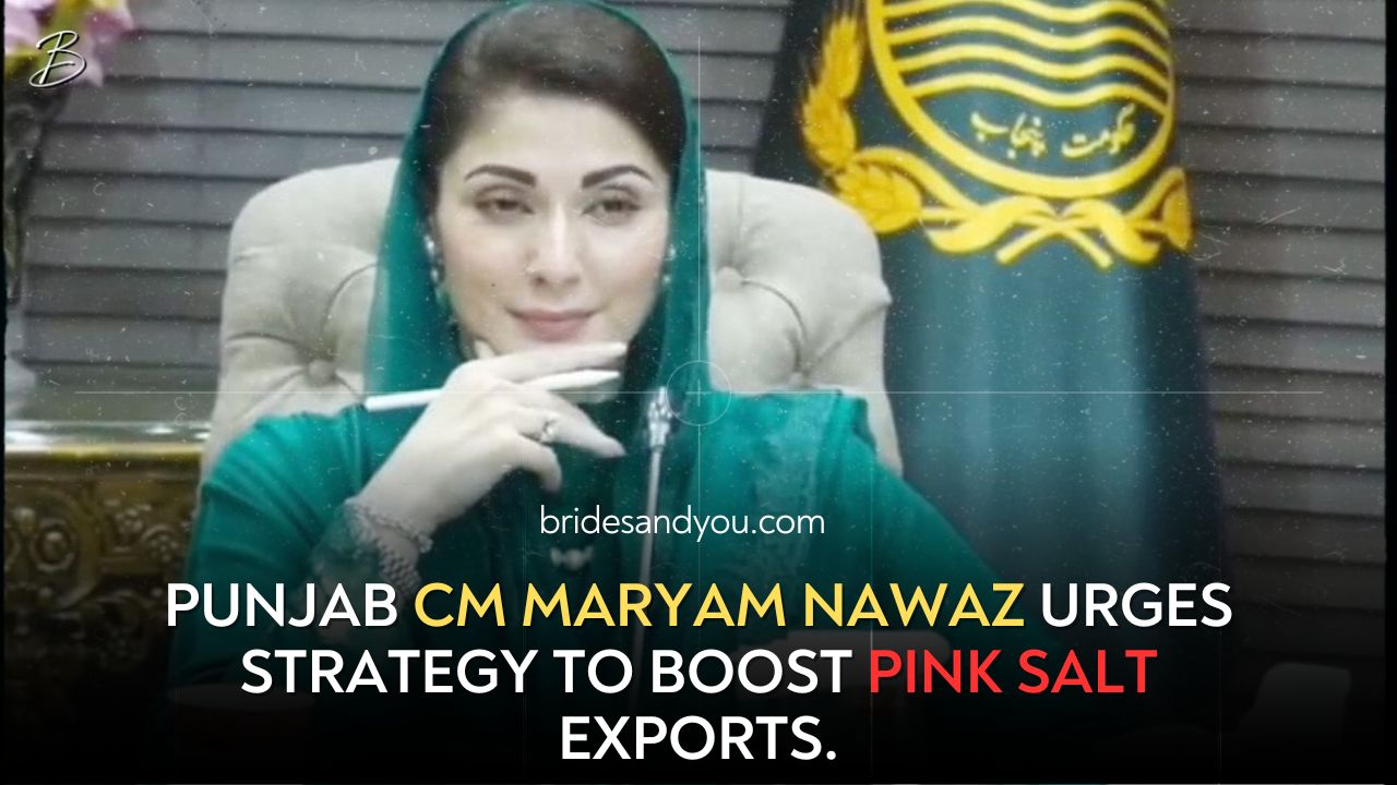 Punjab CM Maryam Nawaz calls for strategy to enhance export of pink salt