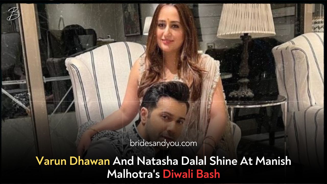 Varun Dhawan, wife Natasha Dalal 'playing grown up' at Manish Malhotra's Diwali celebrations`