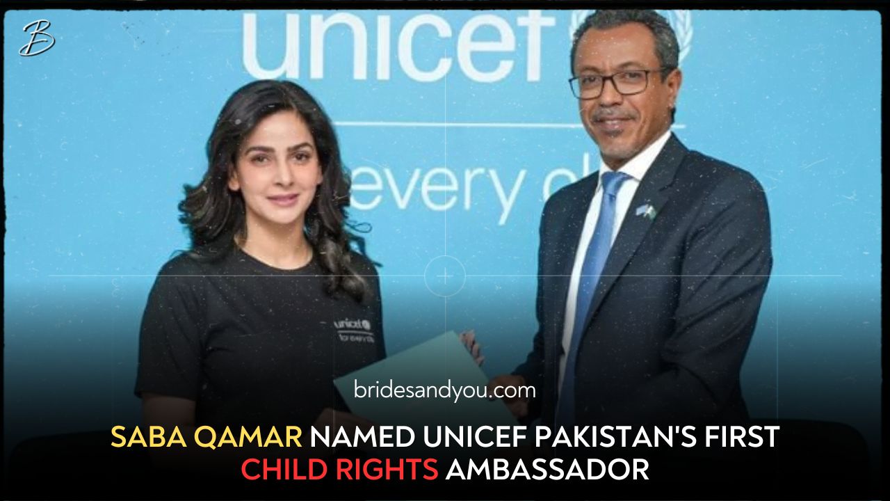 Saba Qamar designated UNICEF Pakistan's first National Ambassador for Child Rights