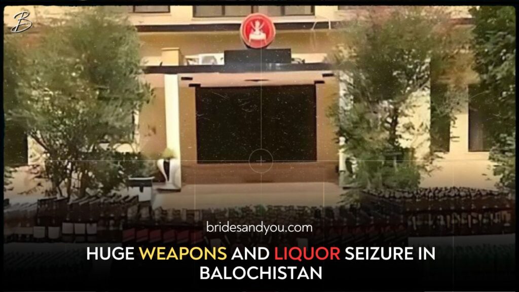 Massive arms and liquor haul seized in Balochistan