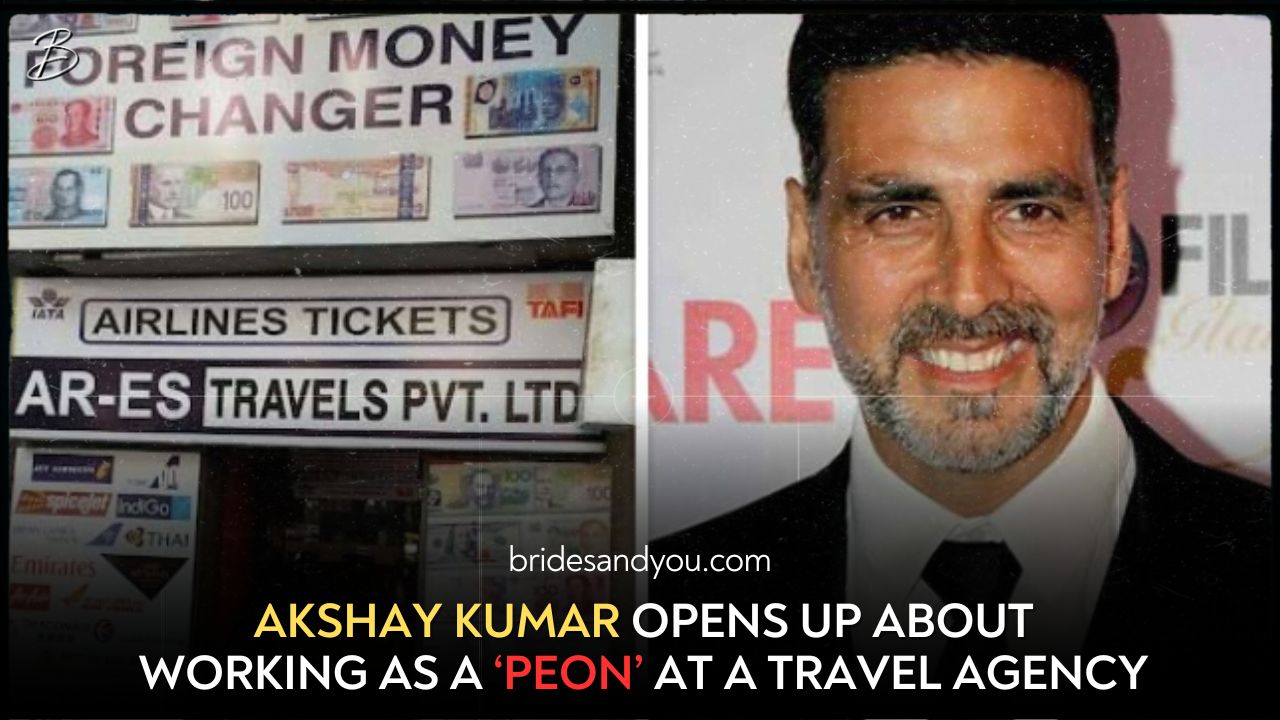 Akshay Kumar reveals he worked as 'peon' for travel agency