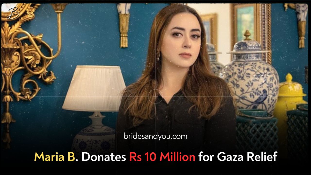 maria b donates pkr in crore rupees