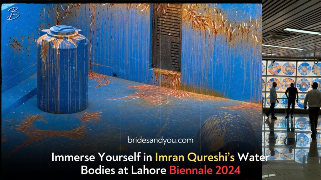 Imran Qureshi's 'Water Bodies' Exhibitions at Lahore Biennale 2024