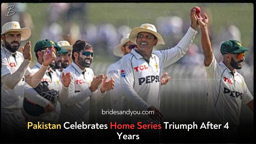 Pakistan Celebrates Home Series Triumph After 4 Years