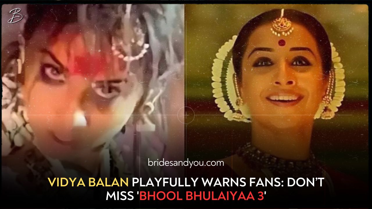 Vidya Balan playfully threatens fans to watch 'Bhool Bhulaiyaa 3'