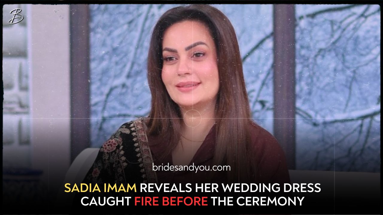 'My bridal dress was burnt': Saadia Imam reveals how a customer saved her wedding day