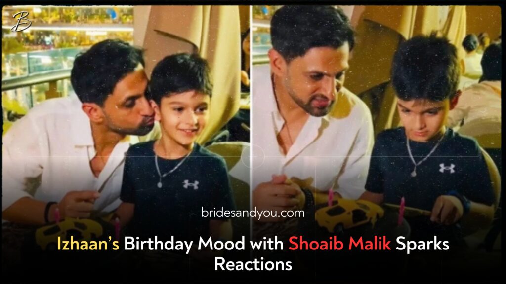 Izhaan’s Birthday Mood with Shoaib Malik Sparks Reactions