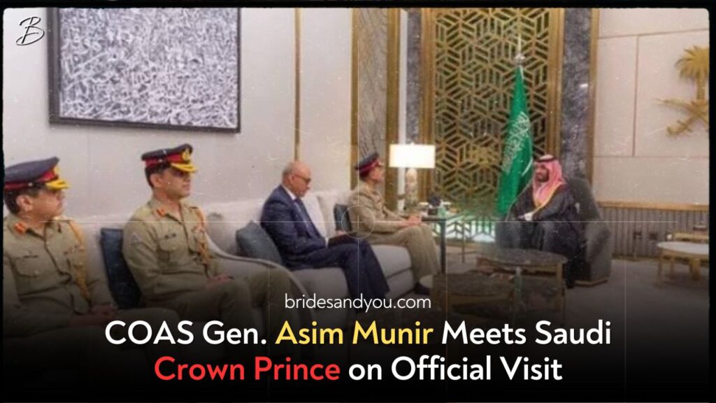COAS Gen. Asim Munir Meets Saudi Crown Prince on Official Visit