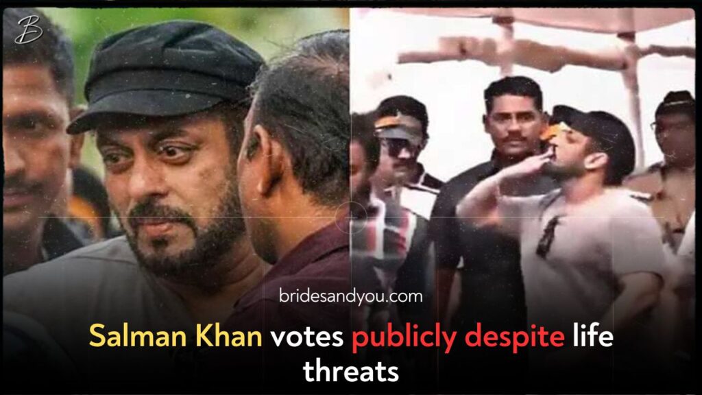 Salman Khan Casts His Vote Amidst Tight Security Amid Death Threats