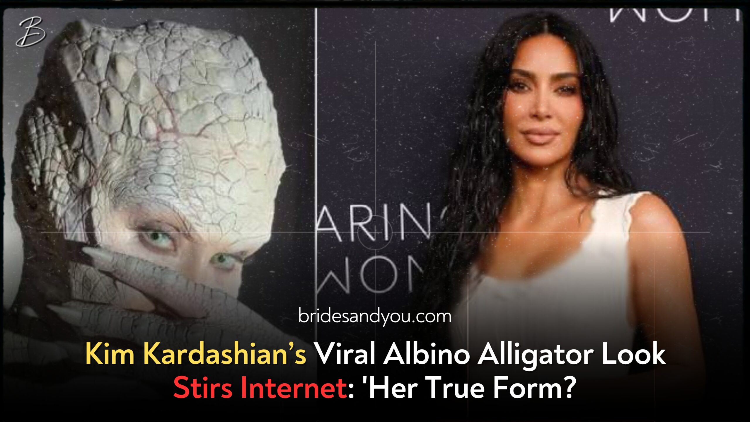 Kim K’s Alligator Look Breaks the Internet