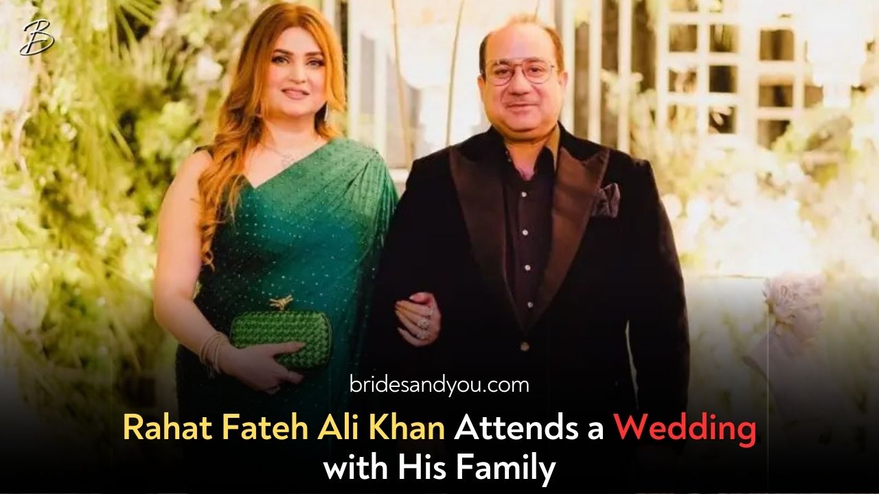 Rahat Fateh Ali Khan Spotted With Family at a Wedding