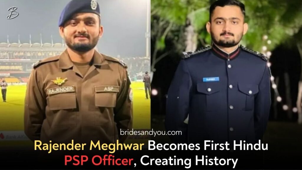 Rajender Meghwar Becomes First Hindu Police Officer in Pakistan, A Trailblazer for Minority Representation