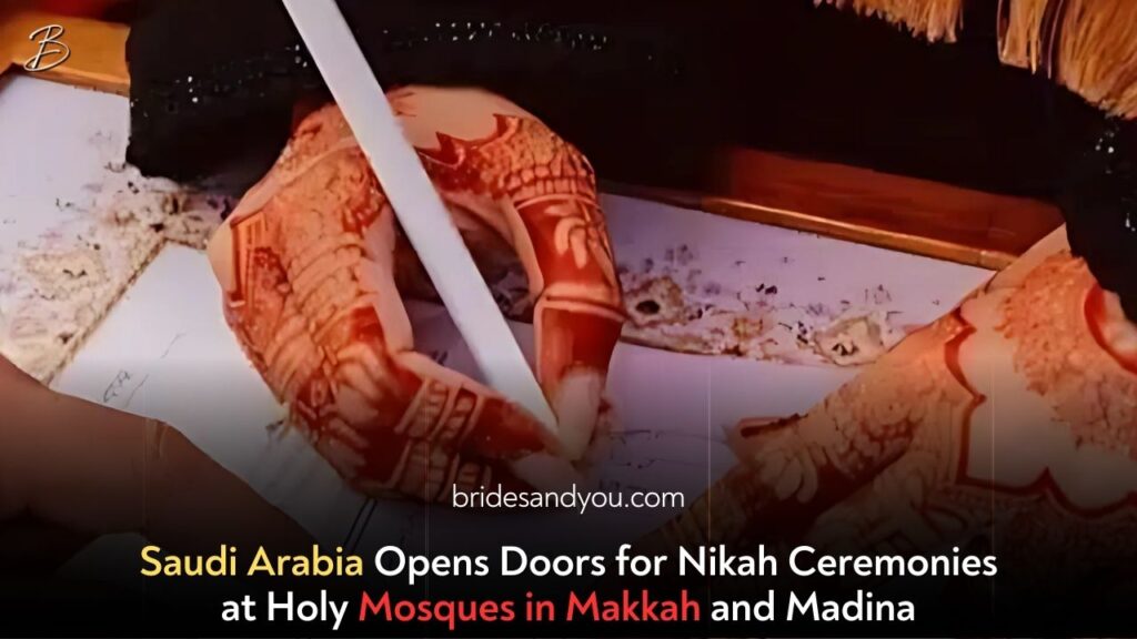 Saudi Government Allows Nikah in Masjid Al-Haram (Mecca) and Masjid Al-Nabawi (Medina)