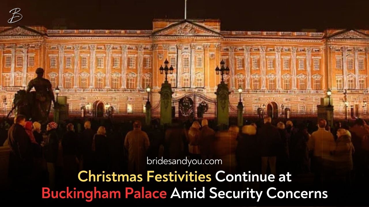 Buckingham Palace's Festive Spirit Shines Amid Security Concerns