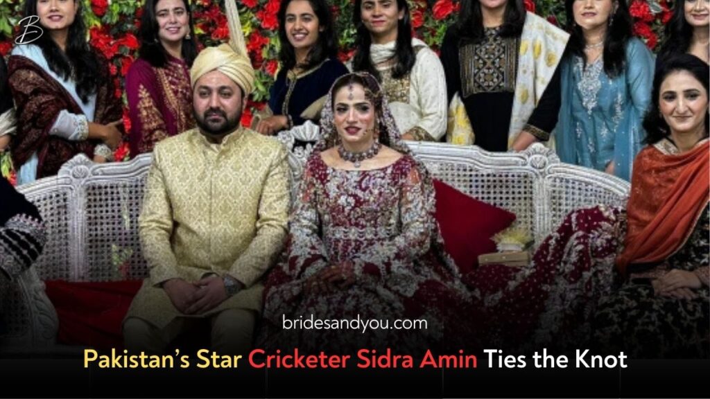 A Cricketer’s Fairytale: Pakistan’s Sidra Amin Ties the Knot