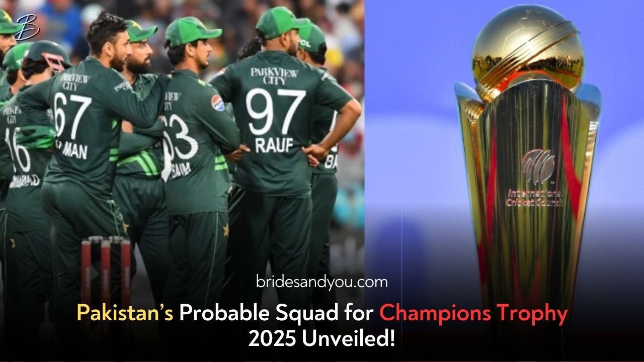 Pakistan Reveals Initial Squad for ICC Champions Trophy 2025