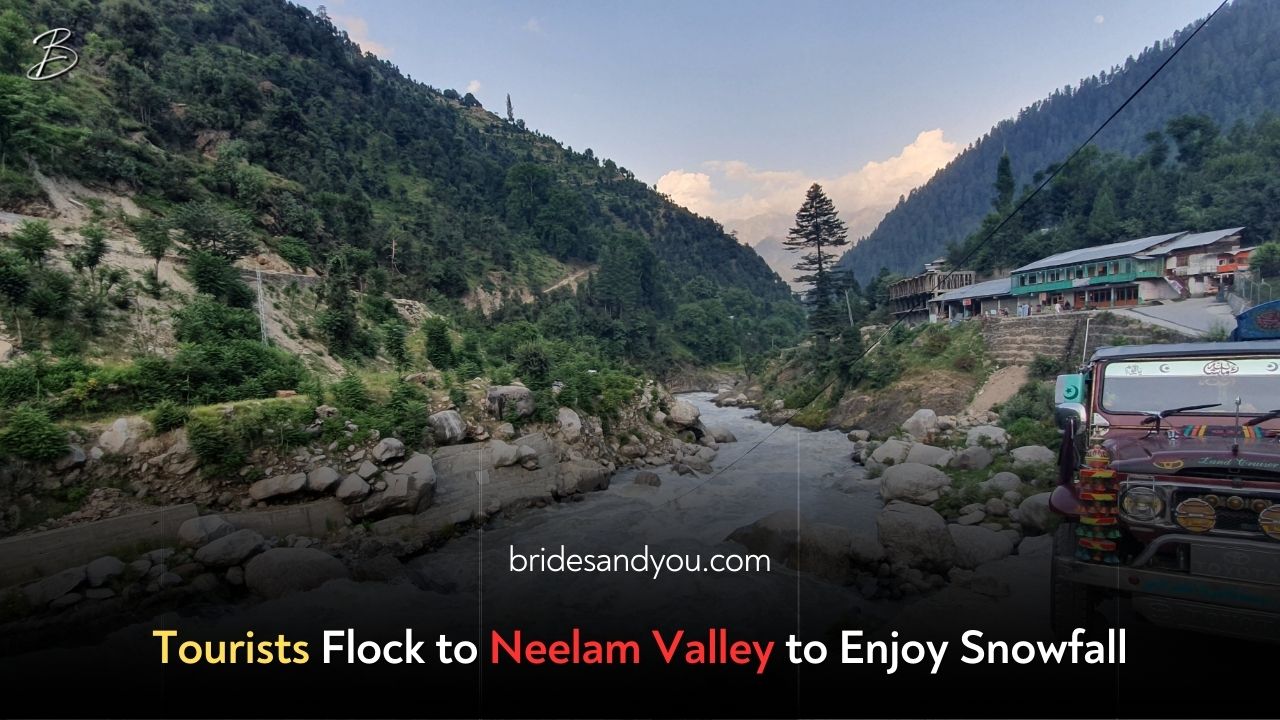 Tourists Flock to Neelam Valley Amidst Breathtaking Snowfall