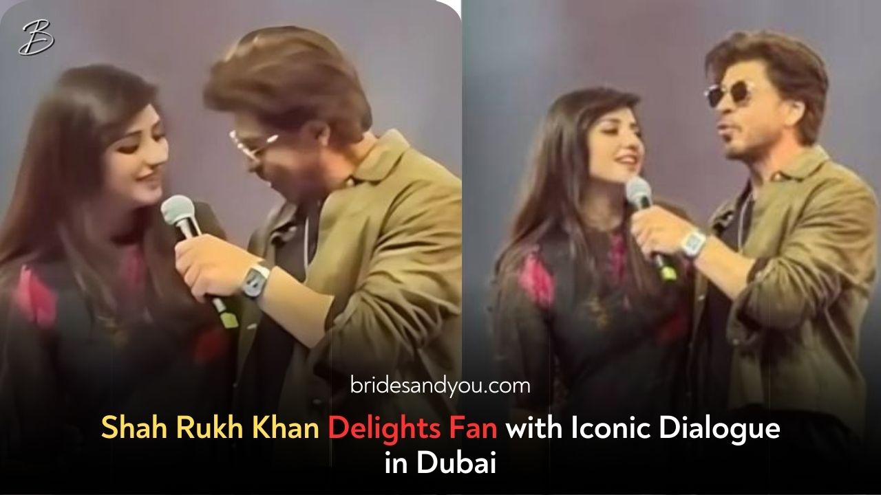 Shah Rukh Khan Surprises Pakistani Fan Shanza with Iconic Dialogue at Dubai Event!