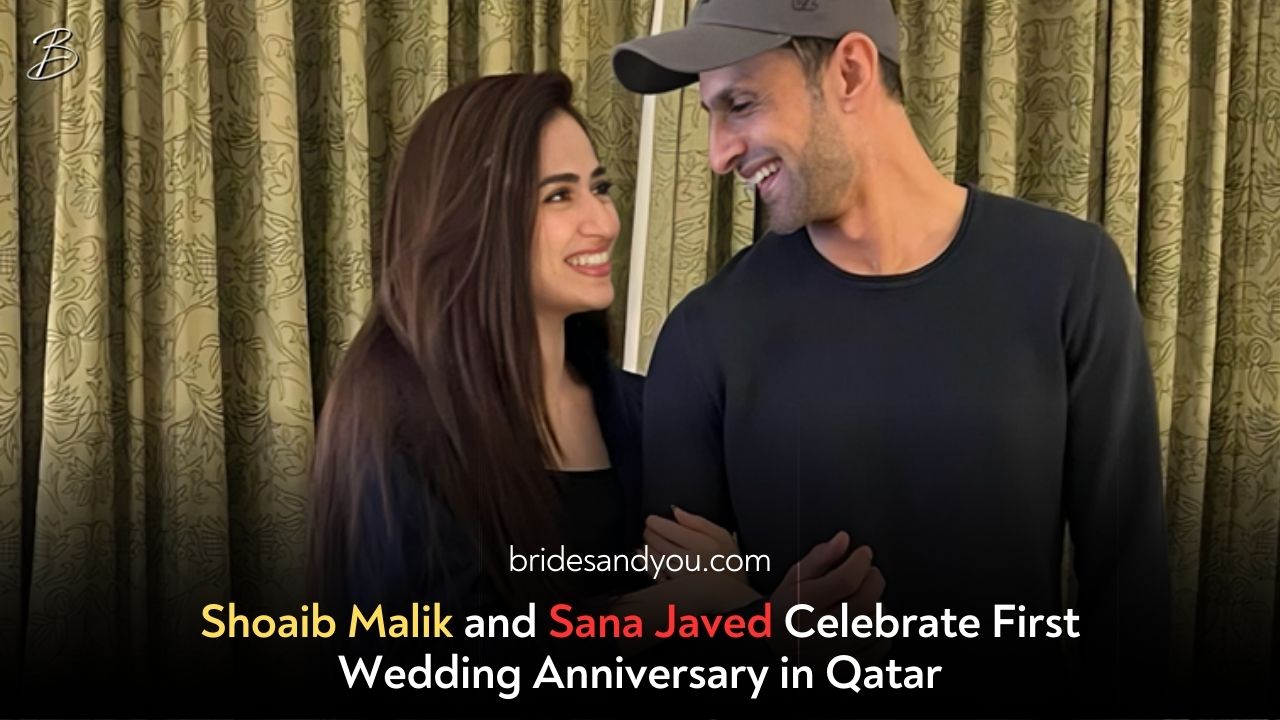 Shoaib Malik and Sana Javed Celebrate First Wedding Anniversary in Qatar