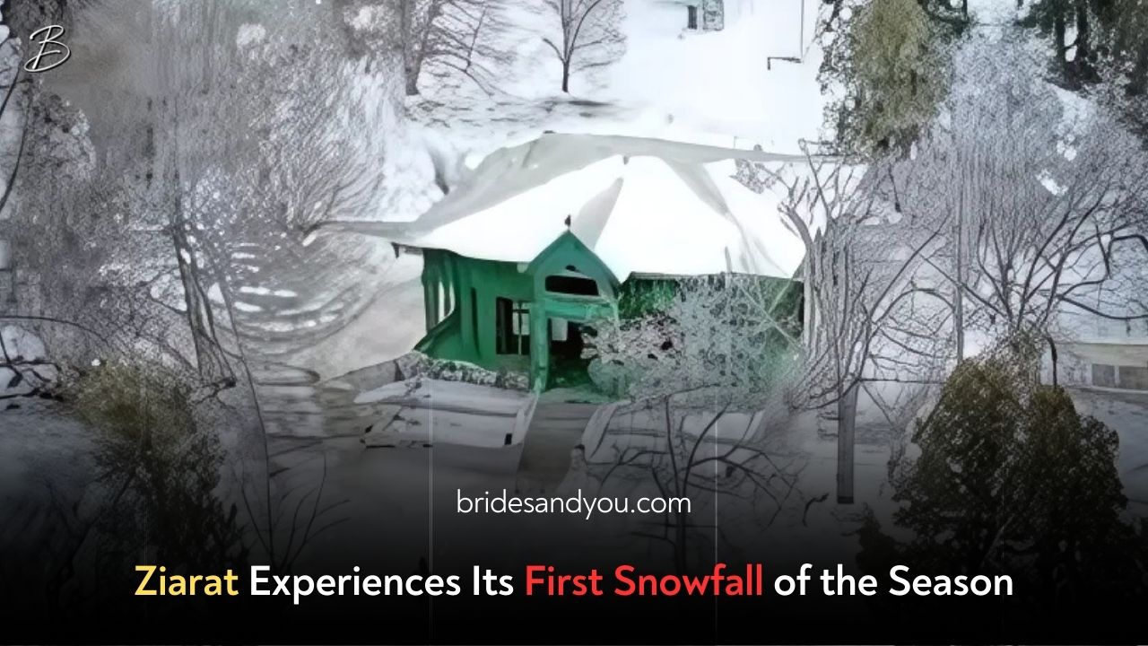 Ziarat Welcomes the First Snow of the Winter Season!