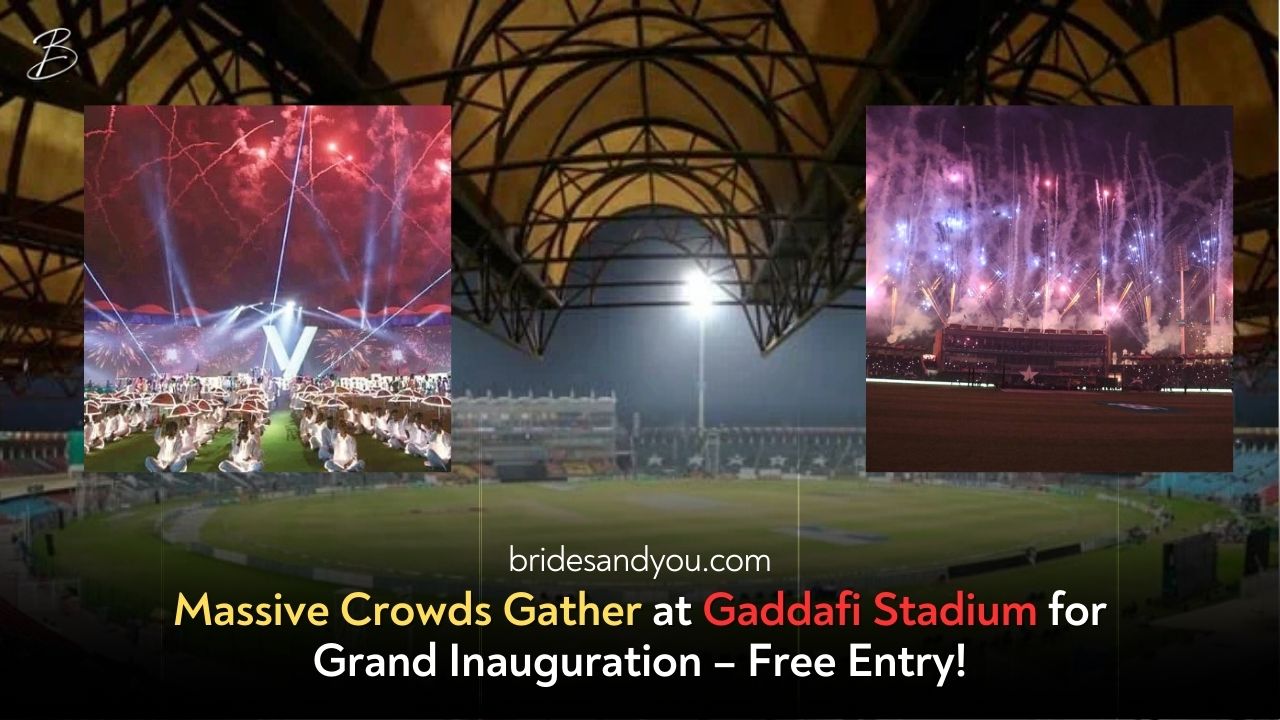 Massive Crowds Gather at Gaddafi Stadium for Grand Inauguration – Free Entry!