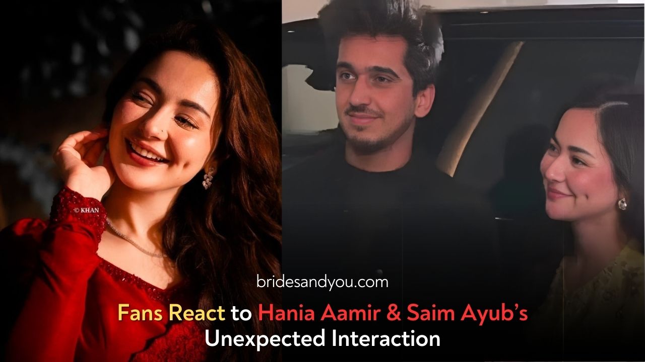 Fans Go Wild Over Hania Aamir & Saim Ayub’s Unexpected Interaction