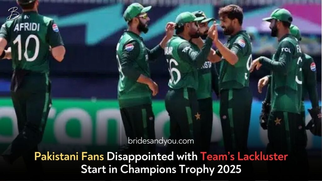 Fans Disappointed with Pakistan’s Poor Start in Champions Trophy 2025