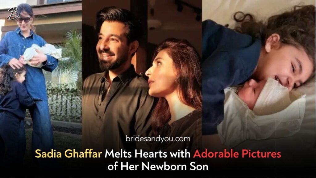 Sadia Ghaffar Shares Heartwarming Pictures of Her Newborn Son