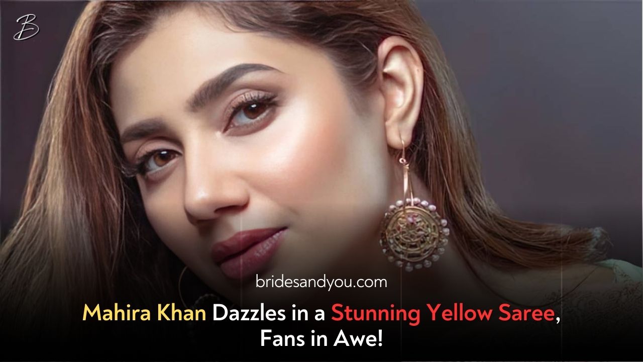 Mahira Khan Stuns in a Radiant Yellow Saree – Beach Photos Go Viral!