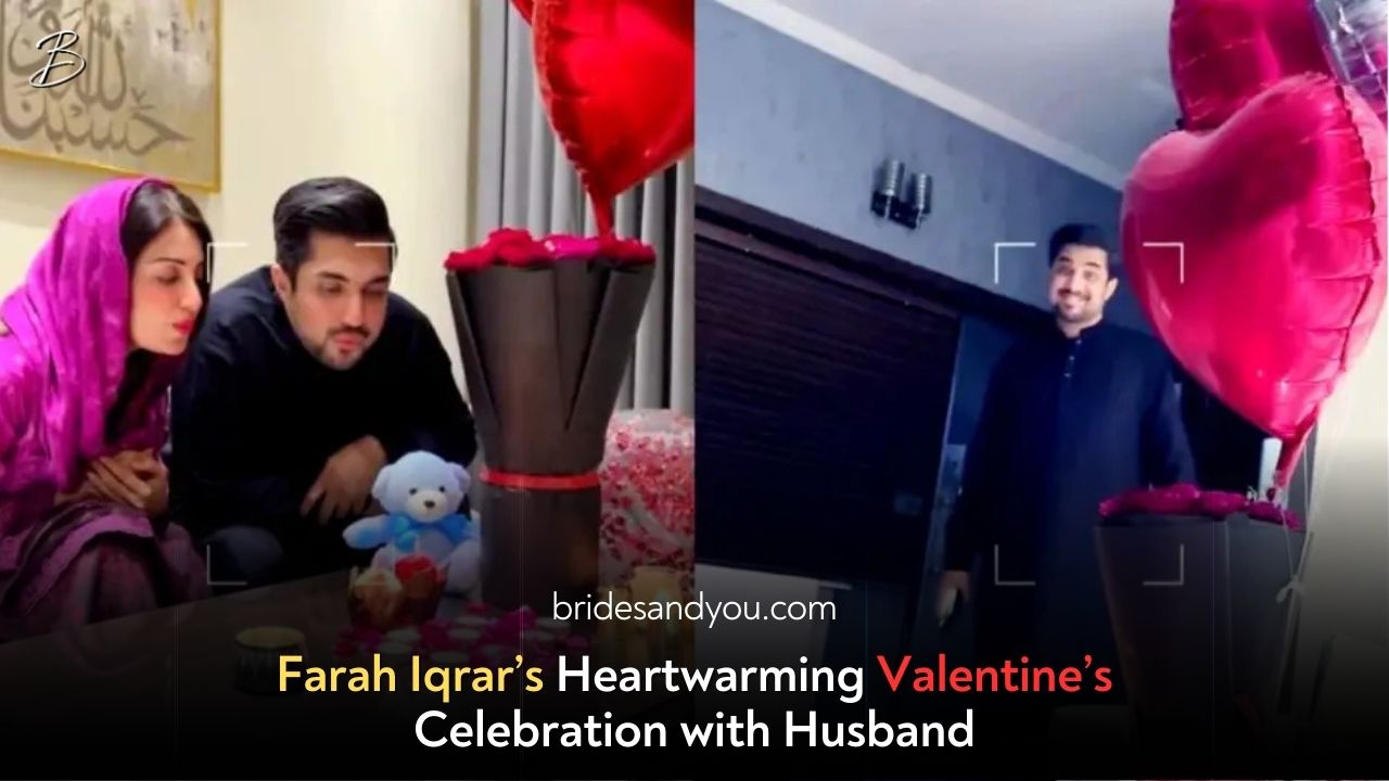 Farah Iqrar Celebrates Valentine's Day with Husband Iqrar ul Hassan