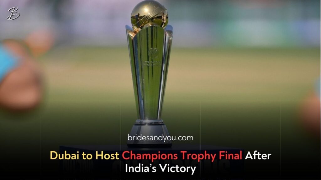 India Storms into ICC Champions Trophy Final 2025, Dubai Set to Host the Grand Showdown