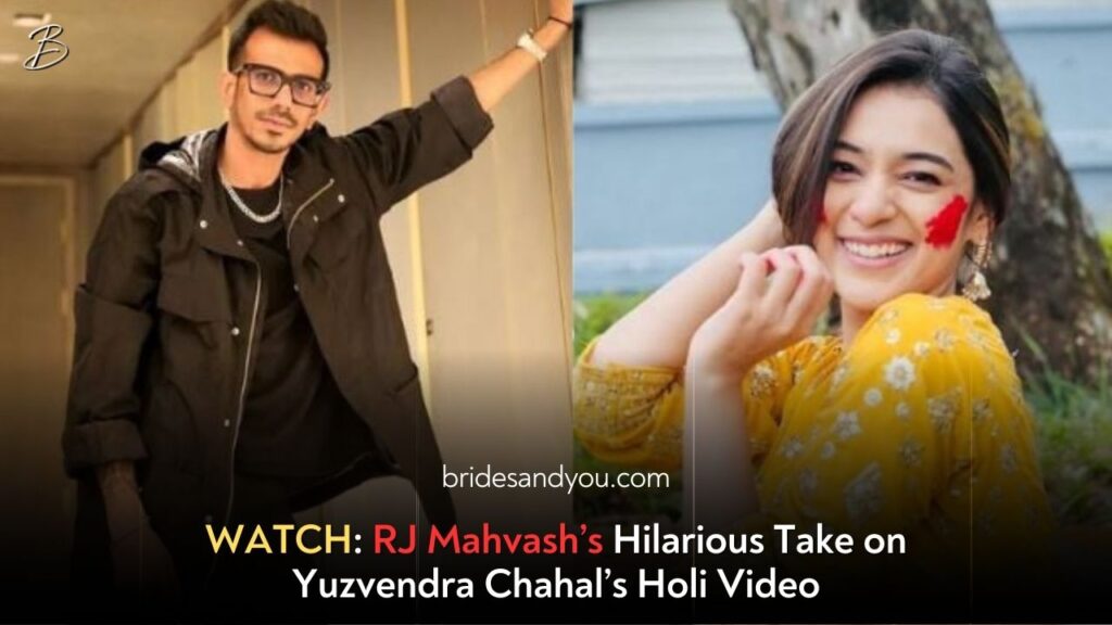 RJ Mahvash’s Playful Comment on Yuzvendra Chahal’s Holi Video Sparks Speculation