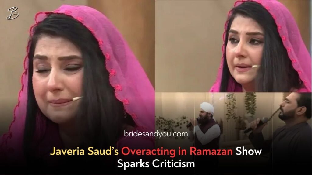 Javeria Saud Faces Backlash Over Emotional Outburst in Ramadan Show