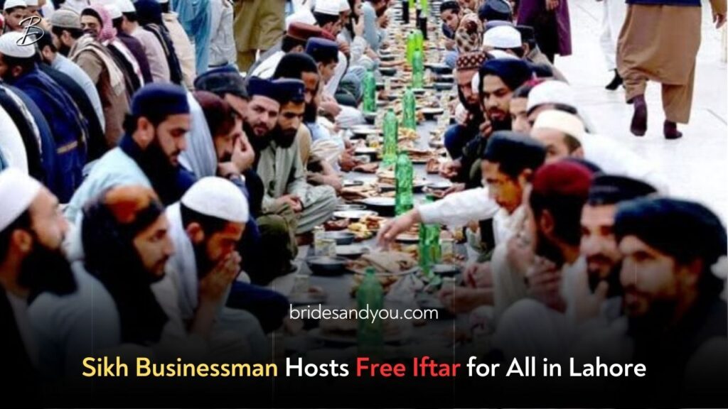 Sikh Businessman Spreads Love with Free Iftar in Lahore