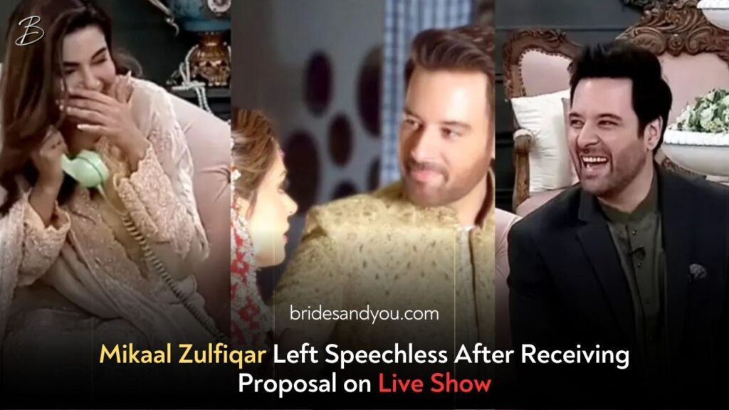Mikaal Zulfiqar Receives a Marriage Proposal Live on TV Show – Here’s What Happened!