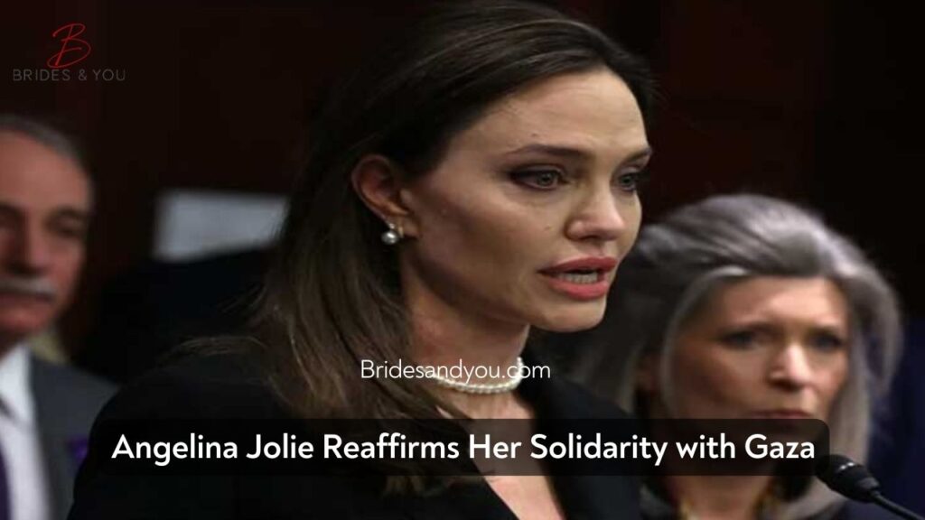 Angelina Jolie support for Gaza