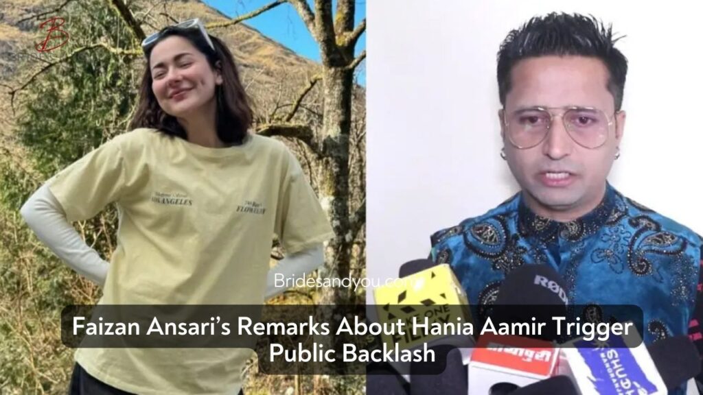 Faizan Ansari remarks on Hania Aamir