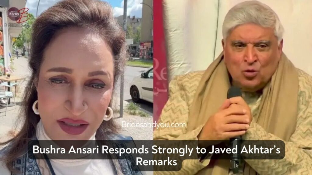 Bushra Ansari gives bold reply to Javed Akhtar
