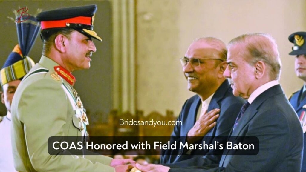 COAS Gen Asim Munir Receives Baton of Field Marshal