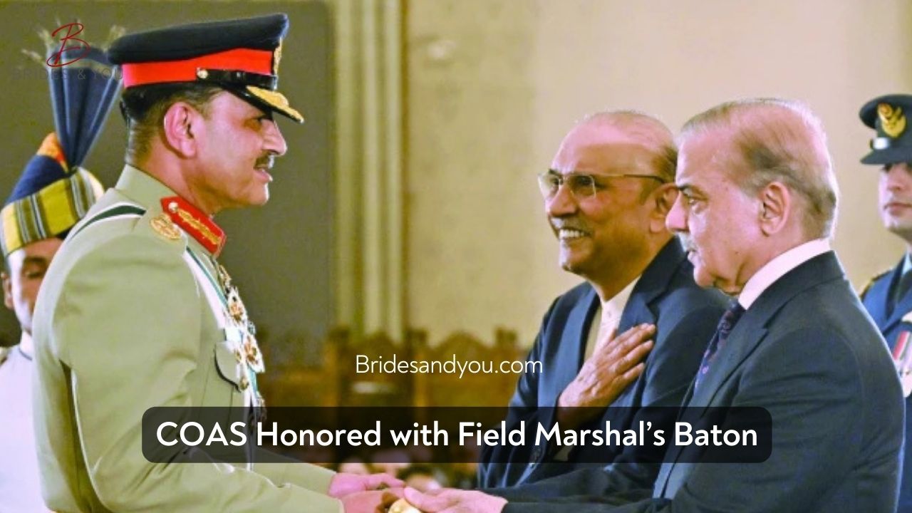 COAS Gen Asim Munir Receives Baton of Field Marshal